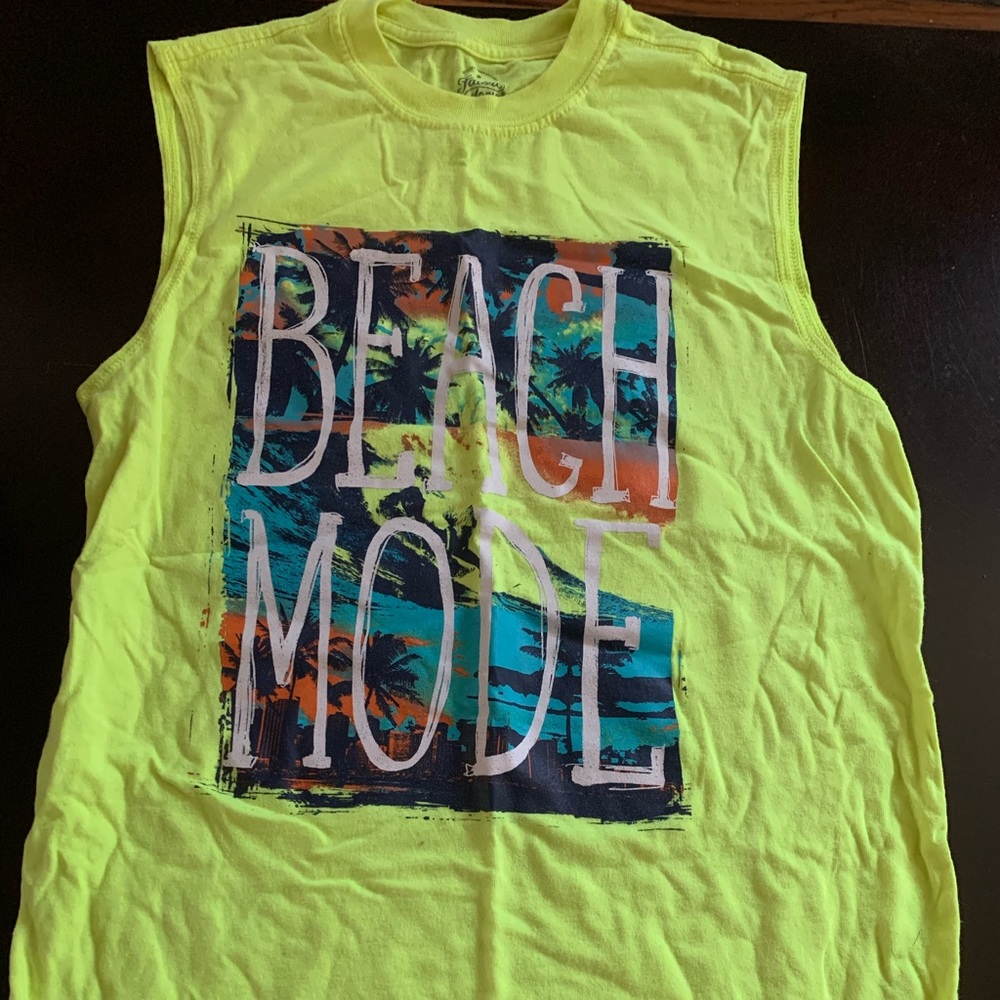 Sleeveless top for boys, size XL (14-16)